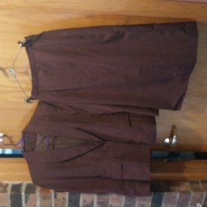 2 piece suit Jacket and miss skirt. Size 5/6 brand is LeNouveau